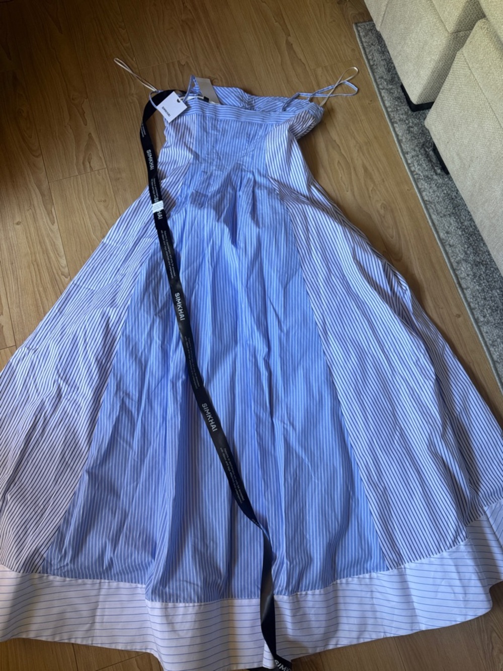 SIMKHAI Periwinkle Stripped dress - Picture 4 of 4